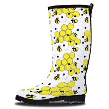 2020 Fashionable Wholesale Natural Rubber Rain Boots Men With Toe Cap Transparent Rain Boots for Kids